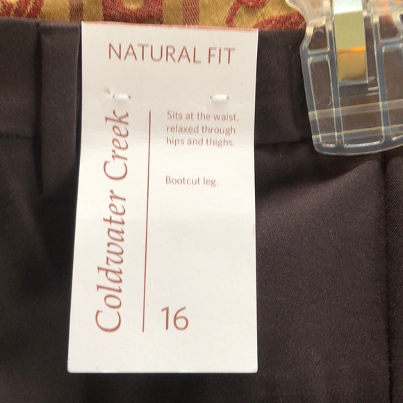 Coldwater Creek Brown Slacks - Picture 3 of 3